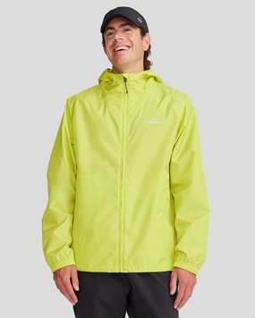 Instant Savings Inside Pocket-It 2L Men'S Rain Jacket V4 - Bright Moss