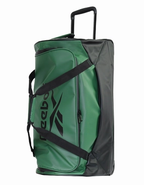 Dont Miss This Offer Reebok - Rb05 72Cm Roadrunner Water Resistant Duffle On Wheels - Green