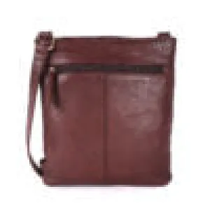 Oran - Rh-2628 Leeds Leather Side Sling Bag - Tan Dont Miss This Steal Clearance Sale Now