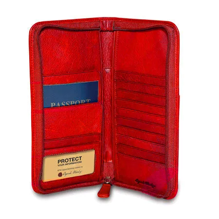 Osgoode Marley Leather Men'S Travel Organizer Zippered Rfid Special Deal Frenzy Limited Time Offer