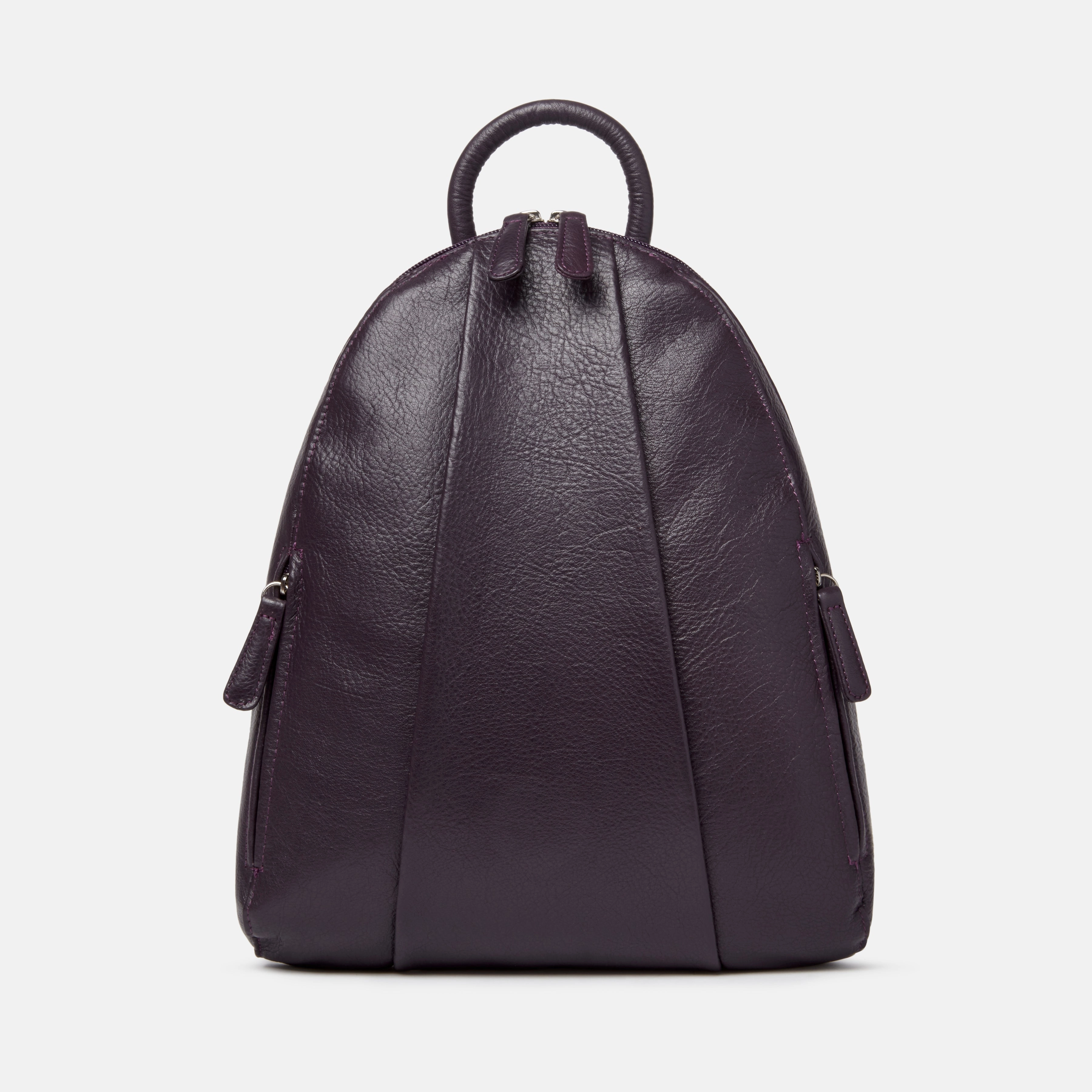 Todays Best Deal Grab It Now Osgoode Marley Leather Women'S Teardrop Multi Zip Backpack