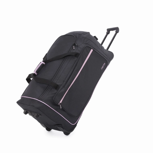 Hot Picks Today Paklite - Pa30 76Cm 110Lt Duffle On Wheels - Black/Purple