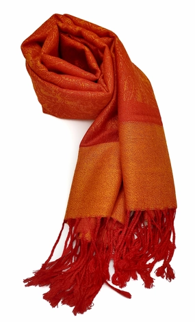 Pashmina Bright Orange Todays Hot Savings