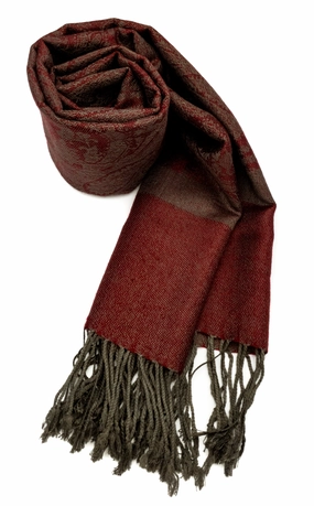 Pashmina Red/Khaki Unmissable Deal Today