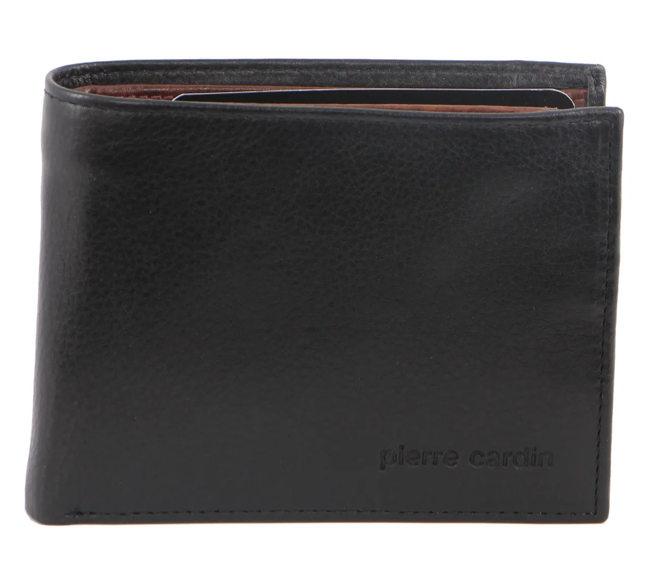 Pierre Cardin Pc2632 Black/Cognac Leather Mens Wallet Price Drop Alert Today Only Offer