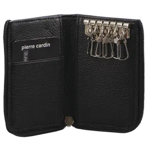 Pierre Cardin Pc2756 Black Leather Key/Credit Card Holder Daily Hot Deal Perfect Gift Offer
