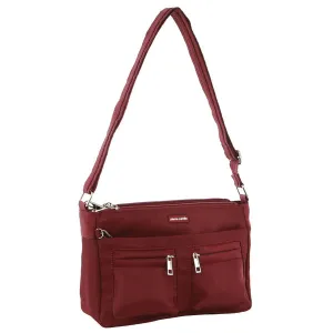 Pierre Cardin - Pc3268 Anti Theft Cross Body - Wine Flash Deal Alert Hot Deal Alert