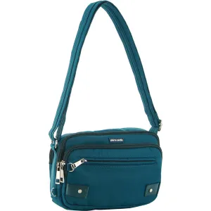 Pierre Cardin - Pc3269 Anti Theft Crossbody Travel Bag - Turquoise Grab Todays Deal