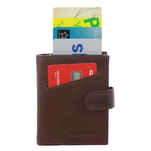 Clearance Blowout Pierre Cardin - Vert Leather Wallet W Slider Pc3644 - Brown