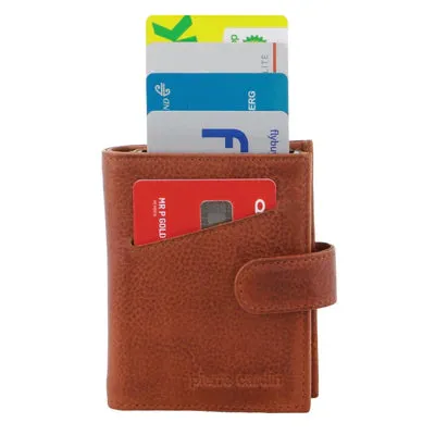 Hot Deals Today Pierre Cardin - Vert Leather Wallet W Slider Pc3644 - Tan