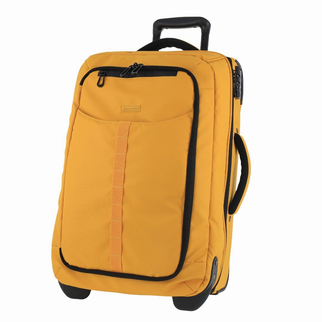 Pierre Cardin - Pc3940C 54Cm Cabin 2 Wheel Soft-Shell Trolley Case - Yellow Special Offer Inside