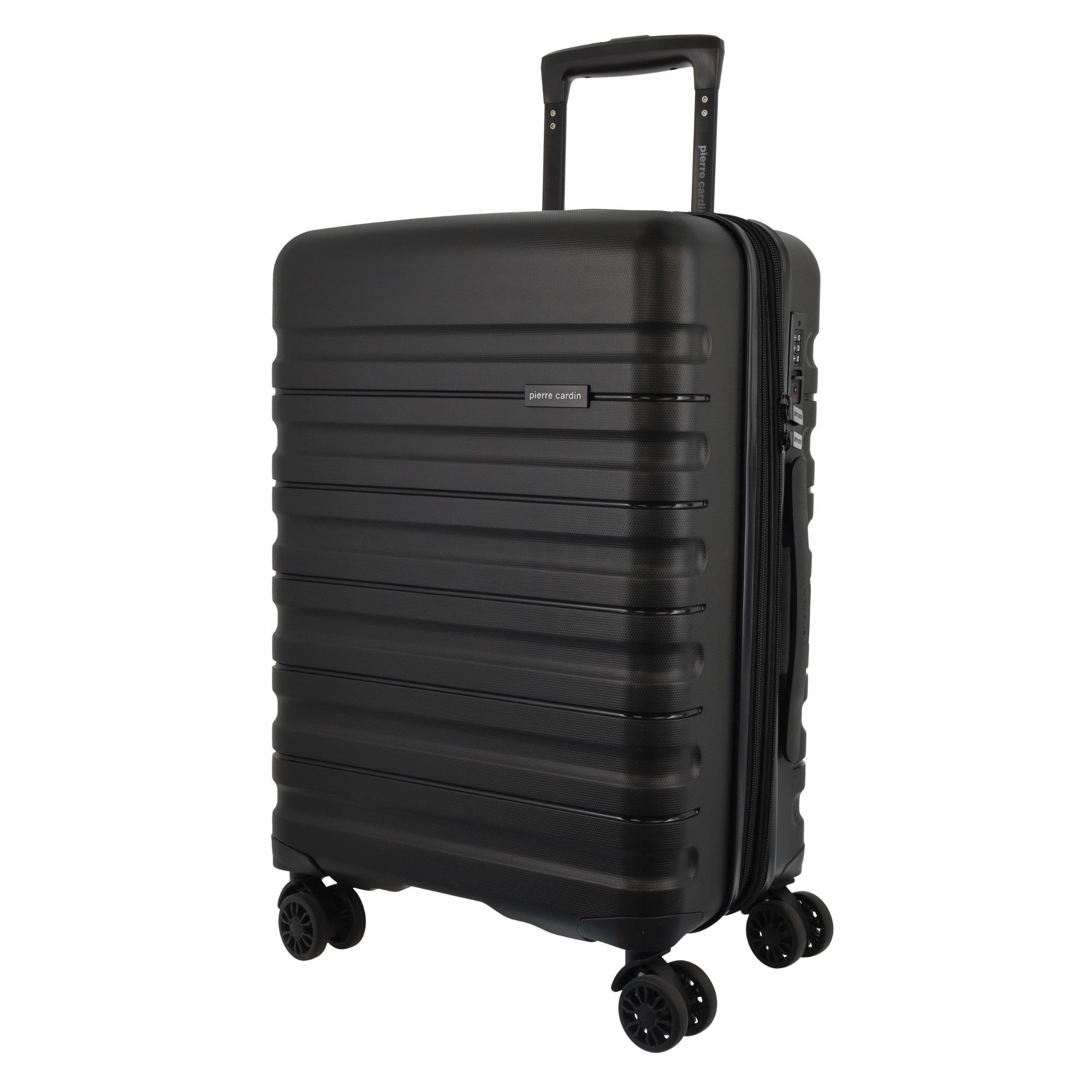 Pierre Cardin - Pc3941C 54Cm Small Cabin Hard Shell Suitcase - Black Dont Miss This Steal Best Price Today