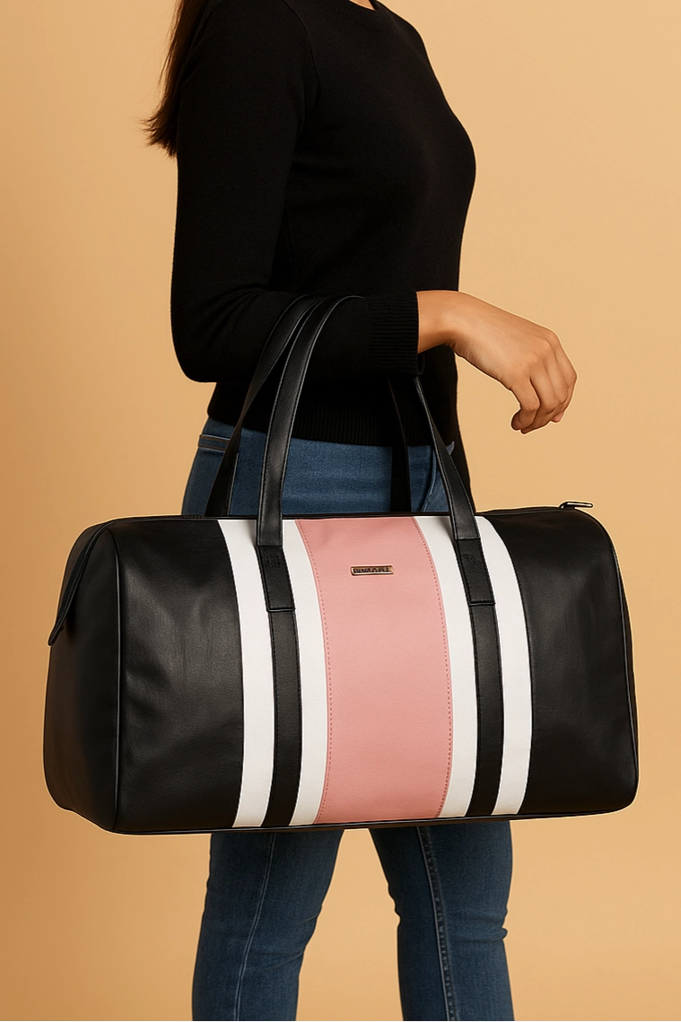 Pink, White & Black Cabin Bag Shop Smart Deals Steal the Deal Now