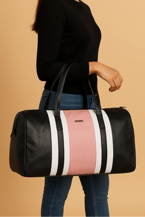 Pink, White & Black Cabin Bag Shop Smart Deals Steal the Deal Now