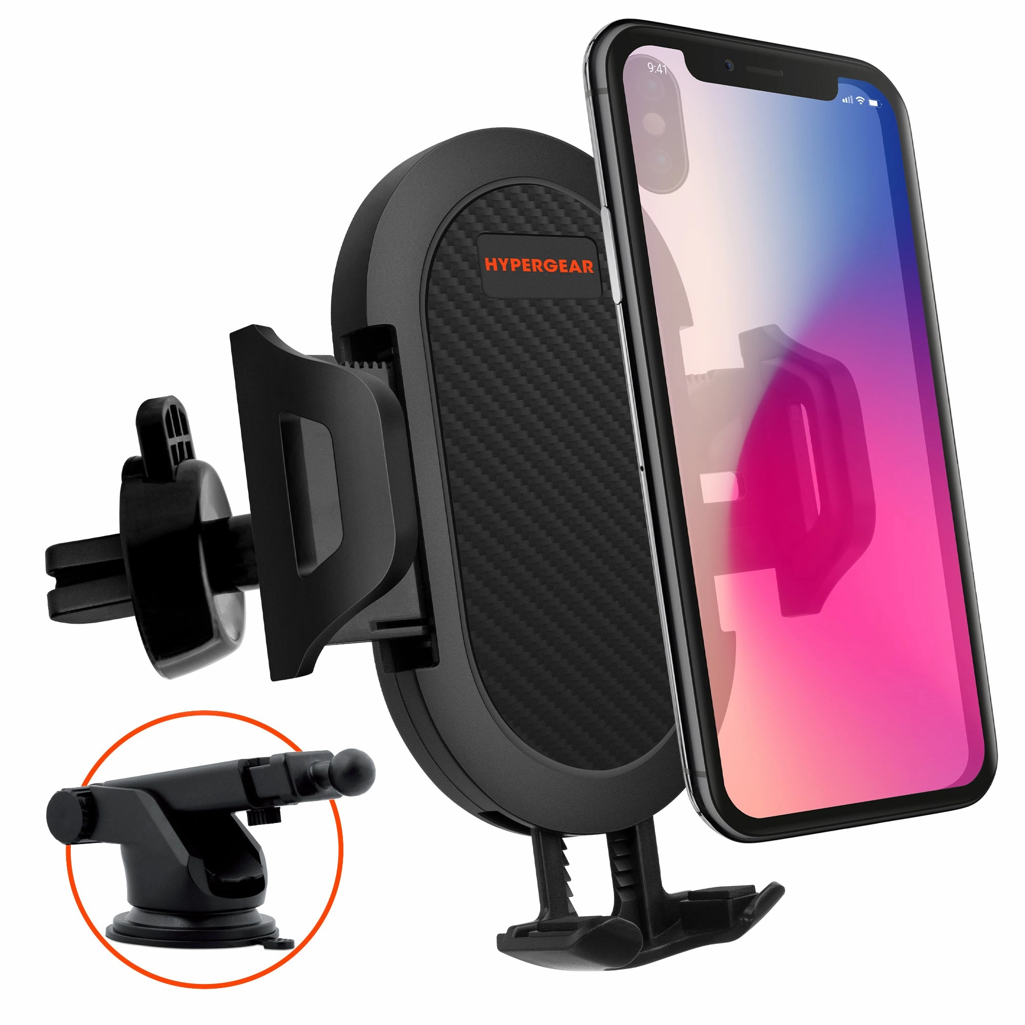 3-In-1 Phone Mount Kit | Vent   Dashboard   Windshield | Black Clearance Steal Today