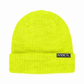 Rad Space Beanie - Safety Yellow Mega Hot Offer