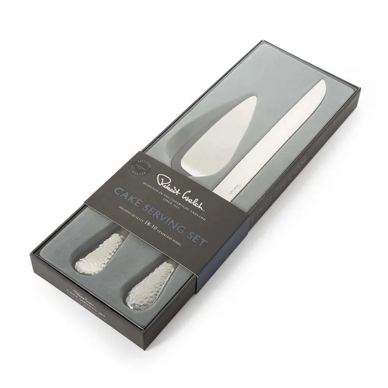 Robert Welch Honeybourne Bright Cake Serving Set