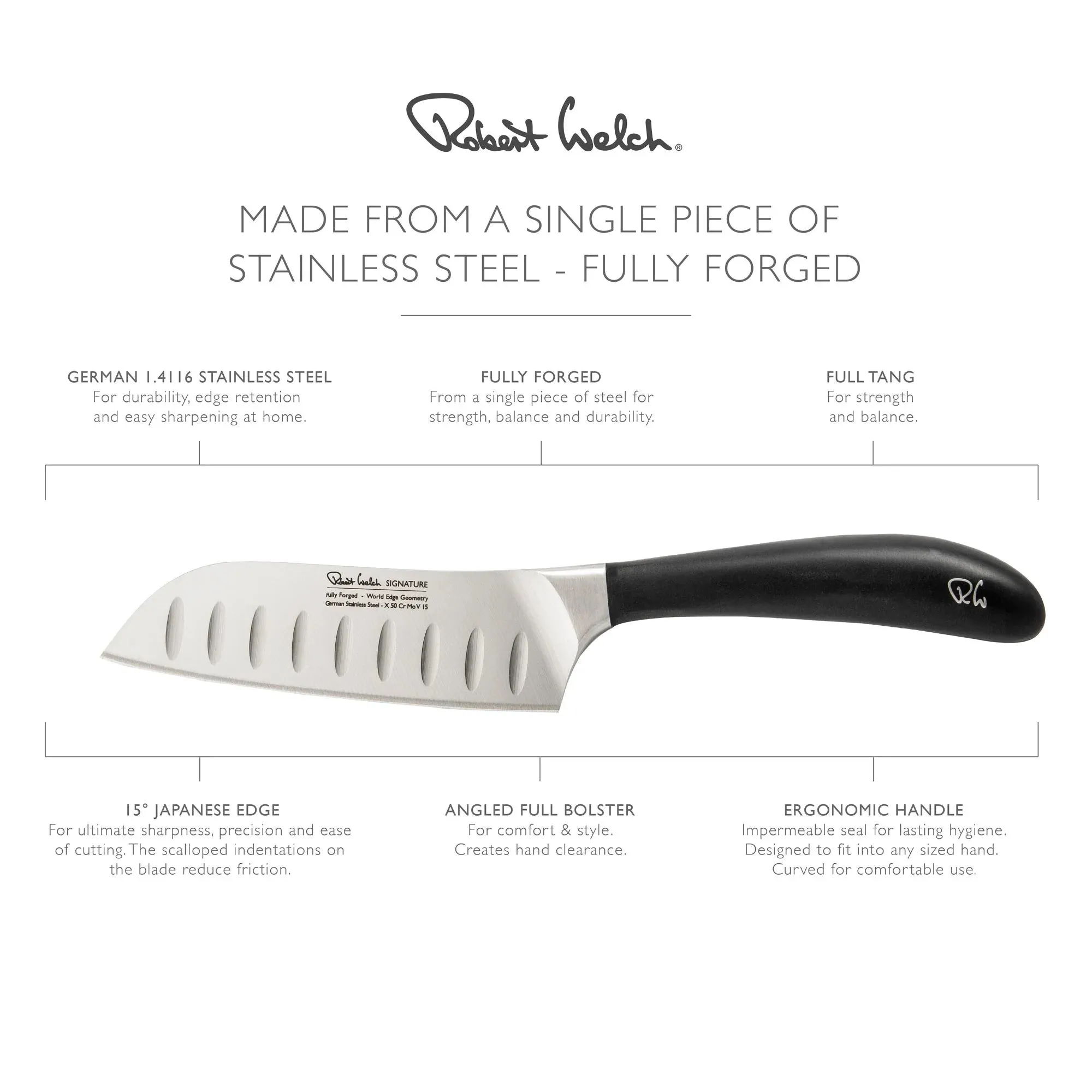 Robert Welch Signature 14cm/5.5" Santoku Knife