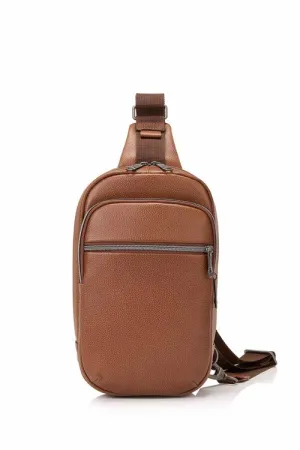 MustHave Gift Ideas Shop Save Today Samsonite - Classic Leather Sling Bag - Cognac