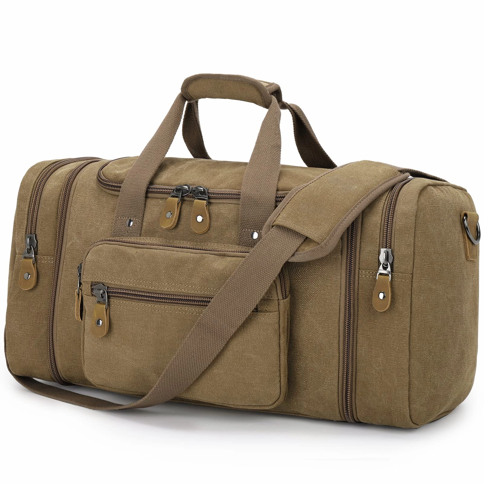 Online Exclusive Deal Gonex 60L Canvas Duffle Bag