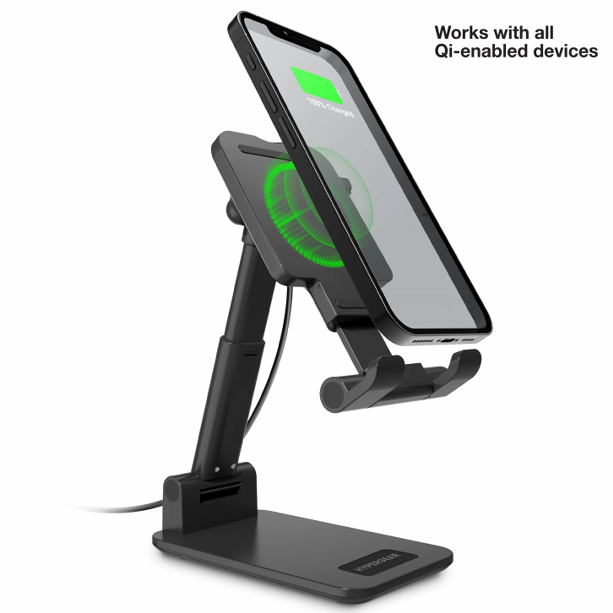 Price Slash Today Todays Mega Savings Powerfold 10W Wireless Fast Charging Stand | Black