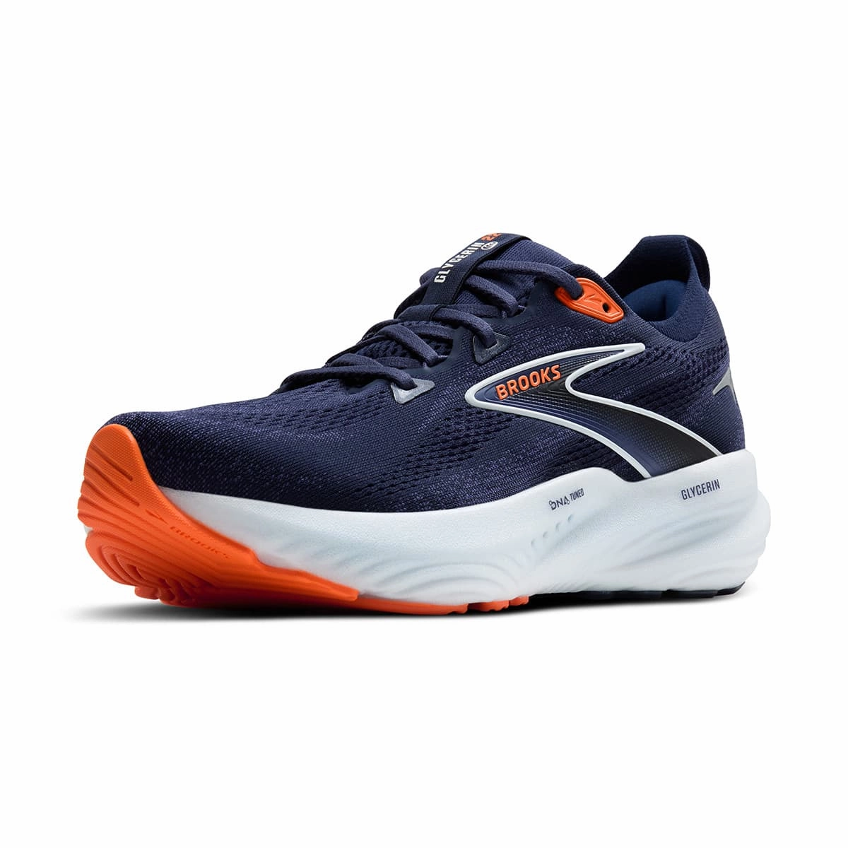 Hot Pick of the Day Brooks Glycerin 22 Mens | Peacoat/Blue Ribbon/Orange