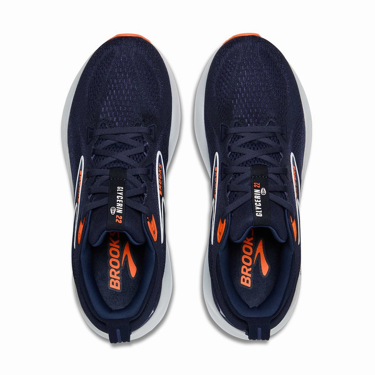 Brooks Glycerin 22 Mens | Peacoat/Blue Ribbon/Orange Last Chance Offer Exclusive Deal Inside