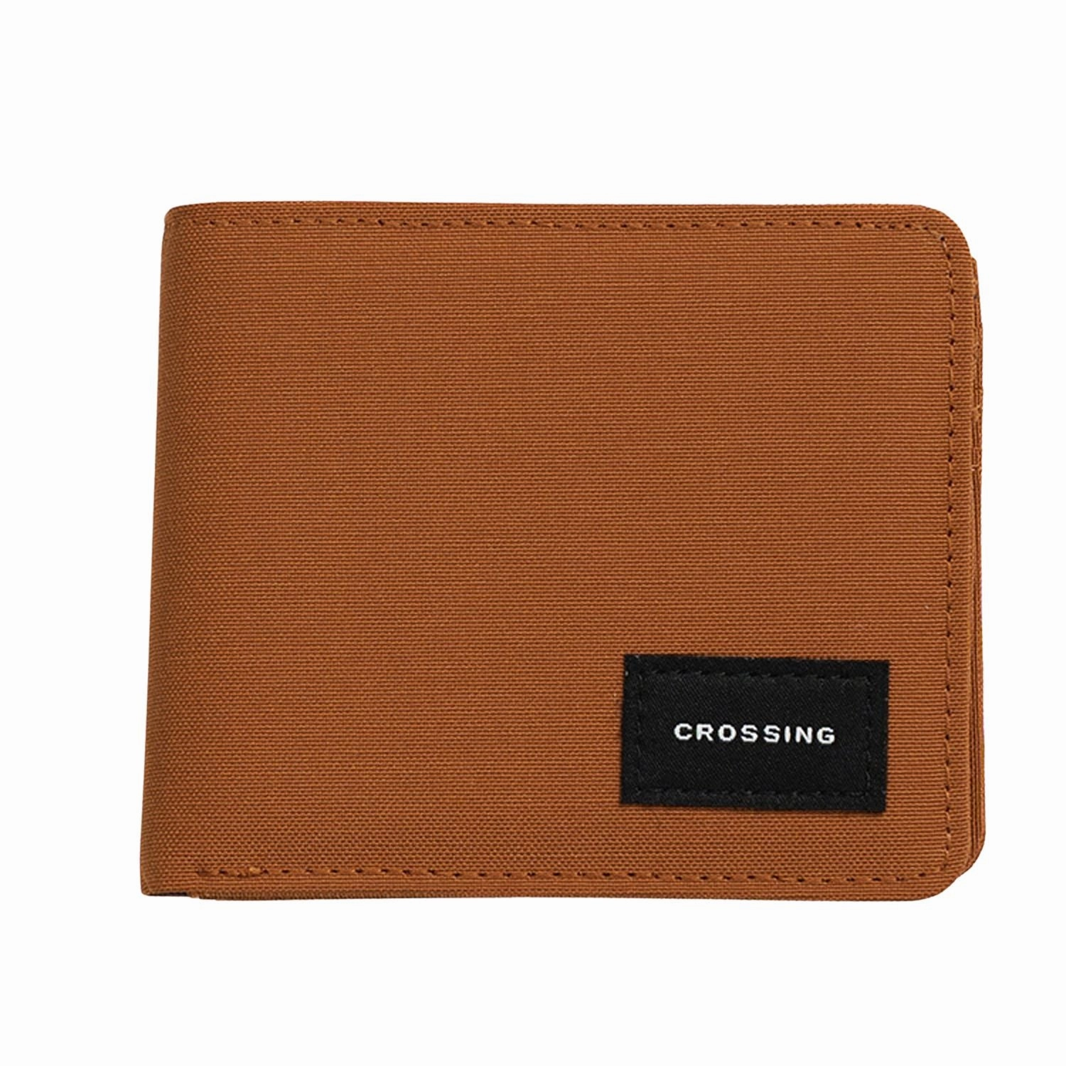 Crossing Bifold Wallet With Coin Pocket & Card Flap Rfid Gift Sale Event