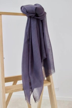 Trending Hot Picks Grey Scarf In 100% Lambswool