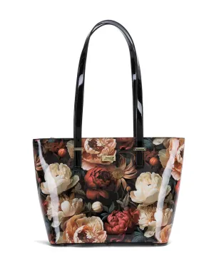 Serenade - Sn97-0817 Elisabetta Large Leather Tote - Floral Flash Deal Alert Exclusive Online Offer