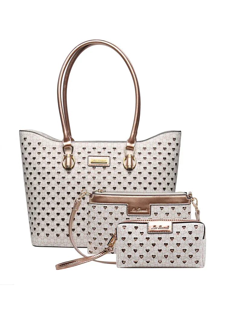 Miss Serenade - Set Of 3 Kh-17 Darcy Bundle Set - Beige Daily Deal Frenzy