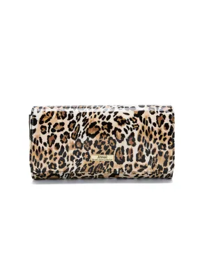 Serenade - Wsn8801 Wild Cat Large Wallet - Leopard Mega Online Discount