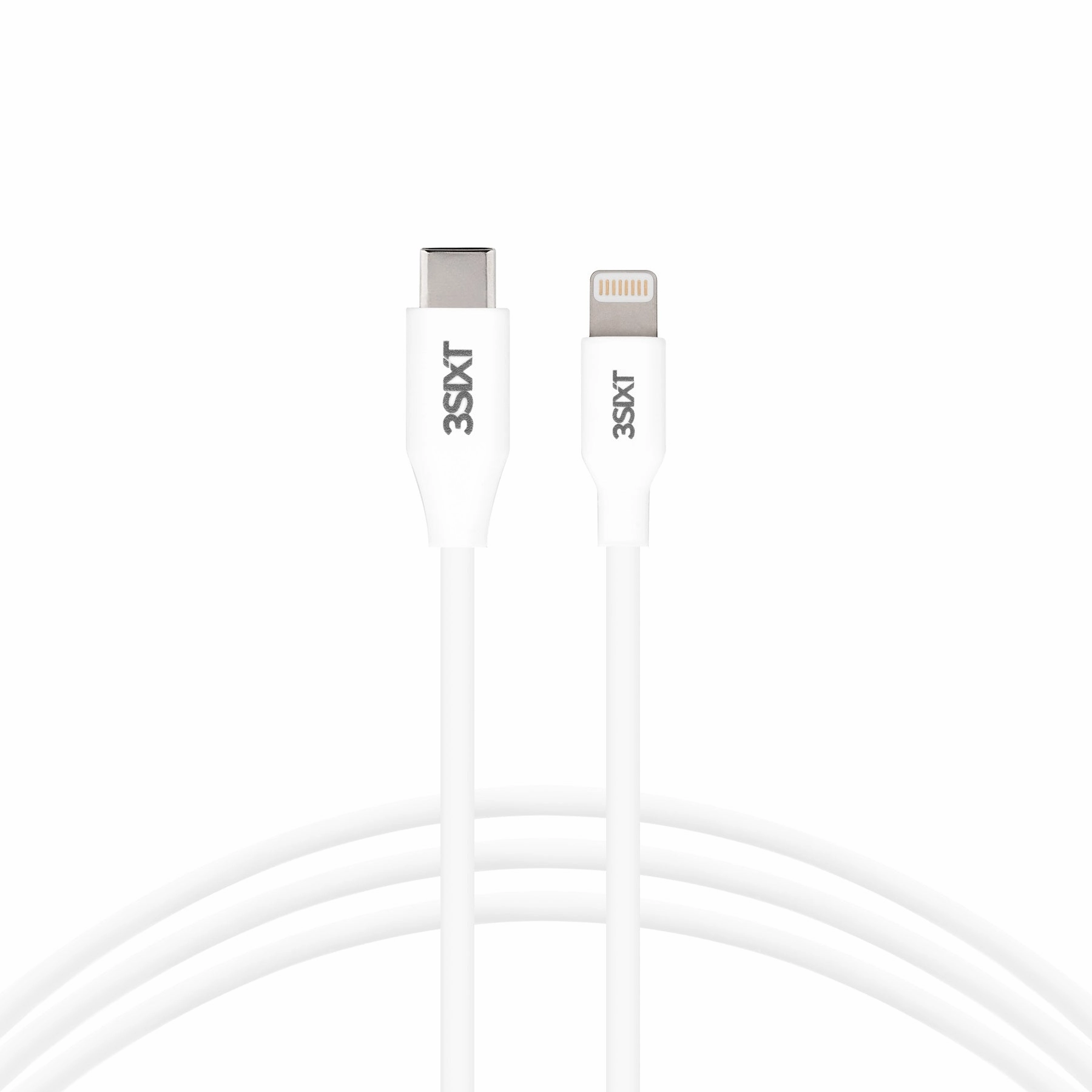 3Sixt Charge & Sync Cable - Usb-C To Lightning - 2M - White Today Only Offer