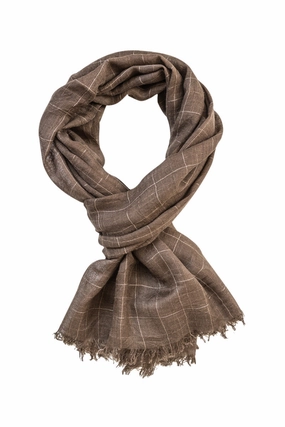 Grab the Deal Now Cashmere Scarf In Discrete Pattern