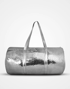 Bella- Silver Snake Print Leather Magpie Hot Savings Alert