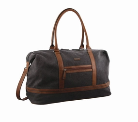 Mega Hot Offer Todays Steal Pierre Cardin - Pc2578 Canvas Overnight Travel Bag - Black