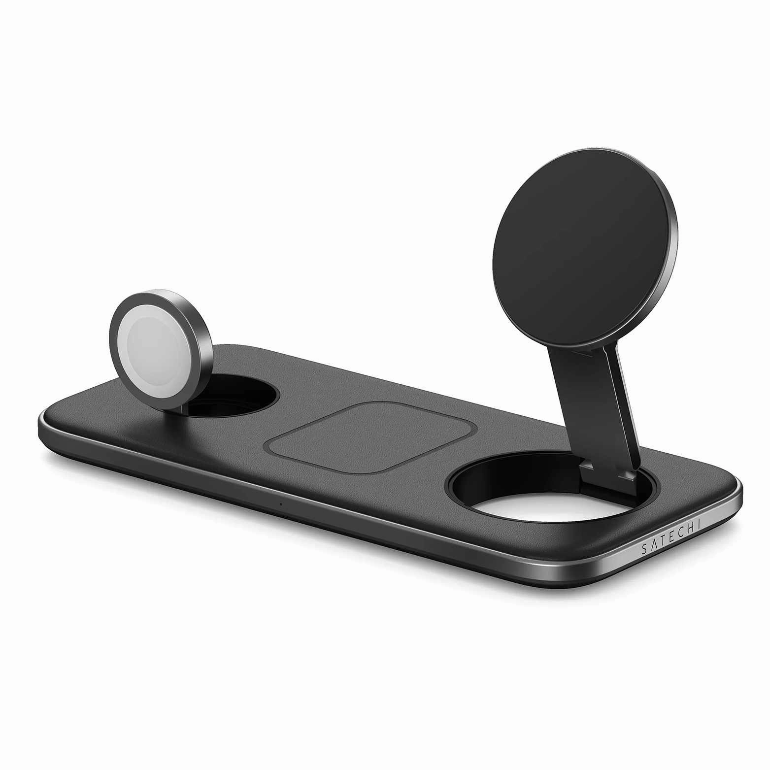 Stqtpmea Qi2 Trio Wireless Charging Pad Space Gray Flash Sale Now Grab Save Today