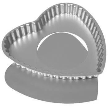 Silverwood 12cm Heart Flan Tin