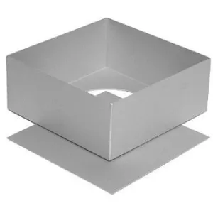 Silverwood Square 8" Square Cake Tin, Loose Base