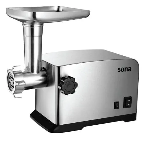 Sona Meat Grinder, 3Functions, 1200Watts, Stainless Steel