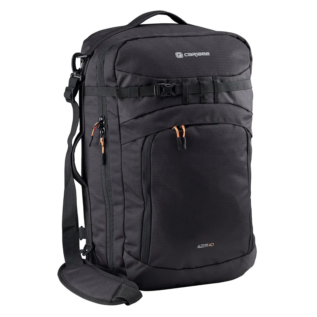 Biggest Savings Now Caribee - Altitude 40 Carry On Backpack Shoulder Overnight Bag - Black
