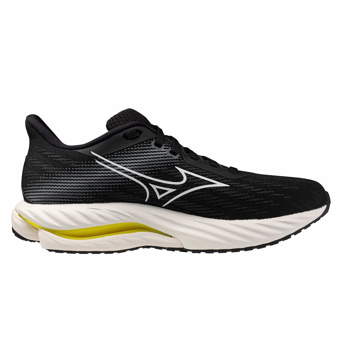 Mizuno Wave Inspire 21 Womens | Black/White/Vibrant Yellow Surprise Discount Today