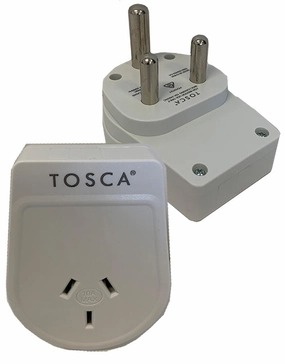 Biggest Savings Now Limited Stock Deals Tosca - Tca050 Indian Travel Adaptor - White