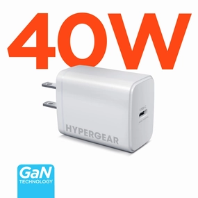 Hot Pick Deal Speedboost 40W Usb-C Pd Gan Fast Wall Charger With Pps | White