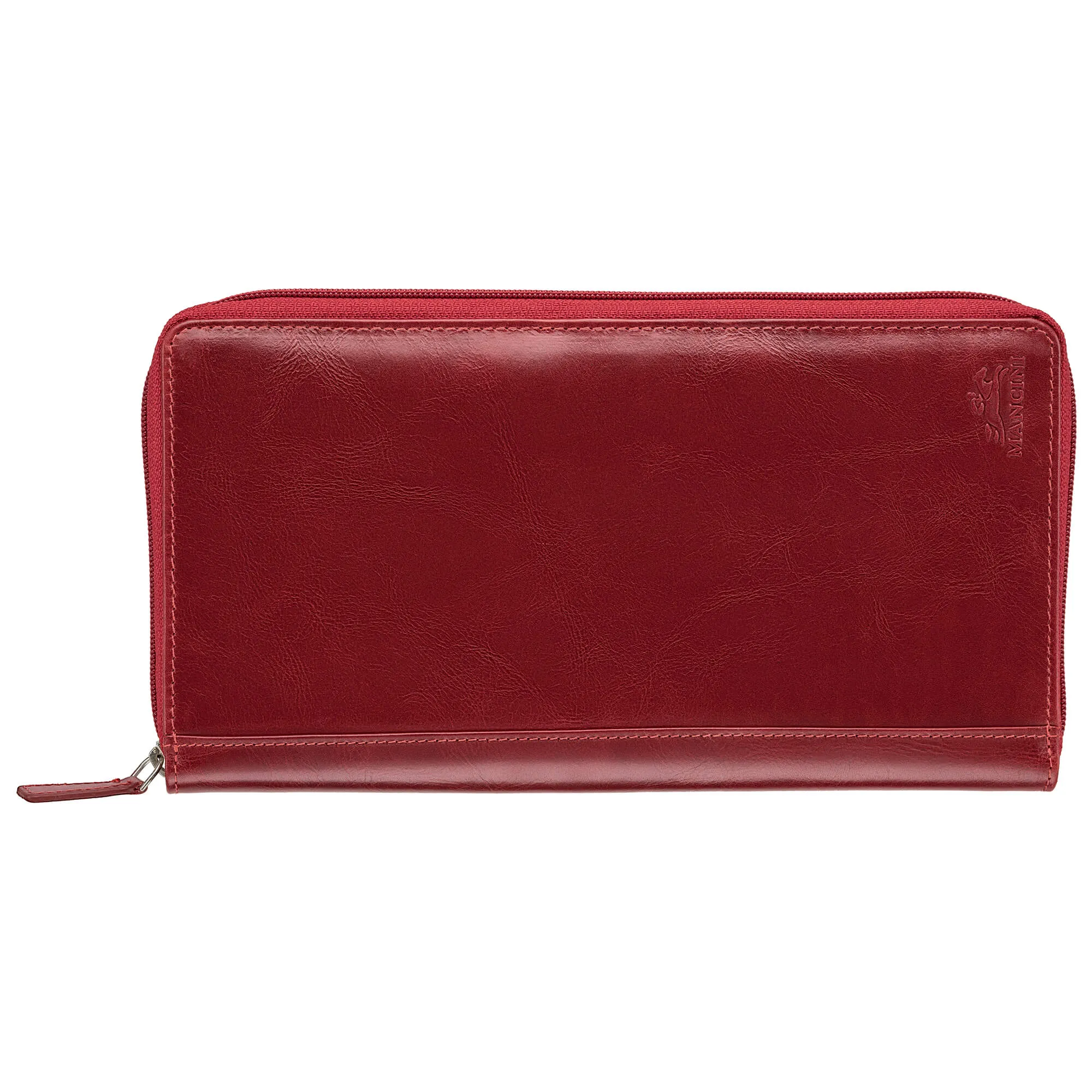 Mancini Leather Rfid Secure Deluxe Passport / Travel Organizer Clearance Sale Today Only Discount Alert