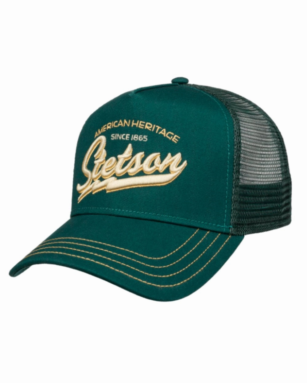 Big Savings Alert Stetson American Heritage Classic Dark Forest Trucker Cap