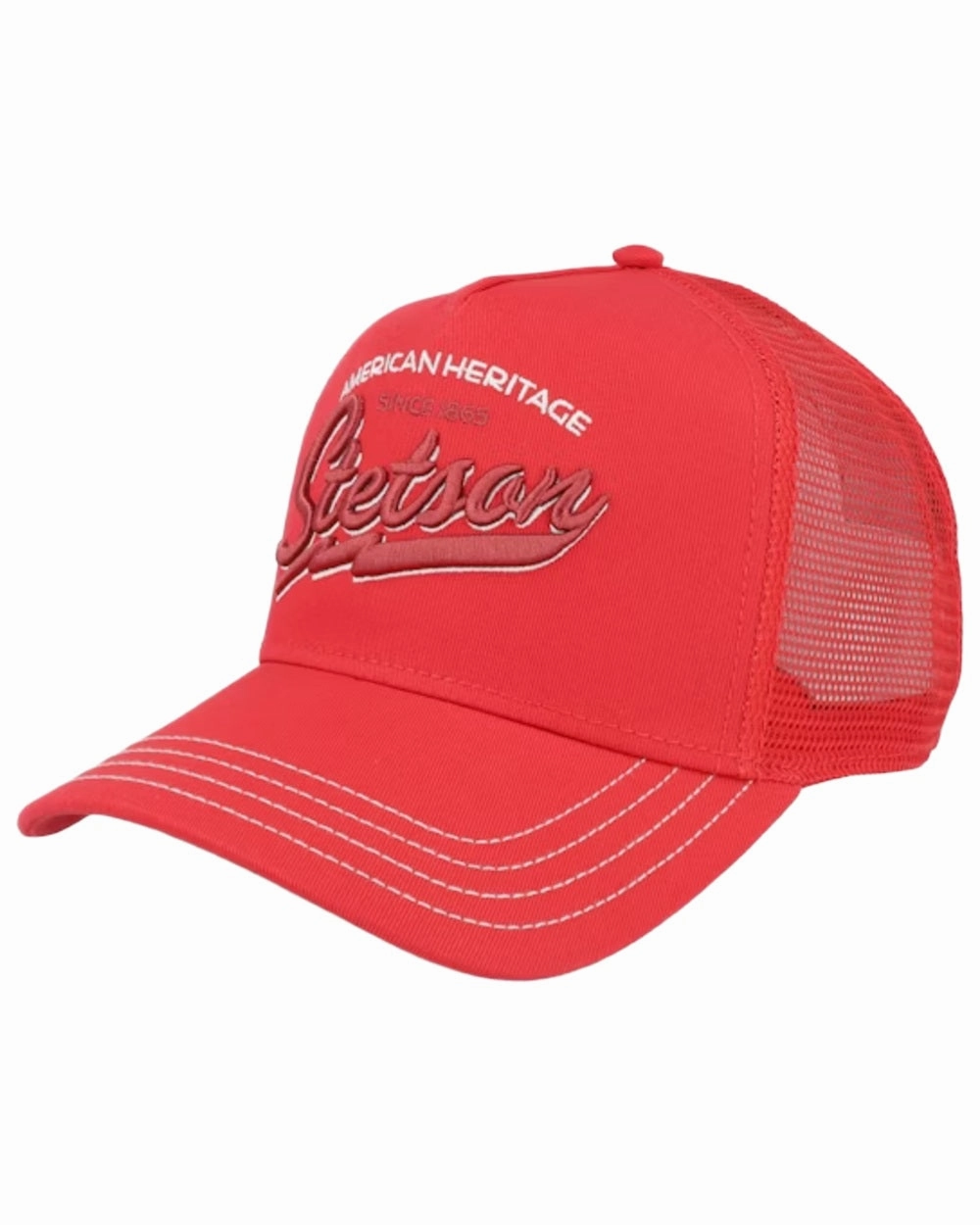 Stetson American Heritage Fire Red Classic Trucker Cap Shop Smart Save Today Only Hot Pick