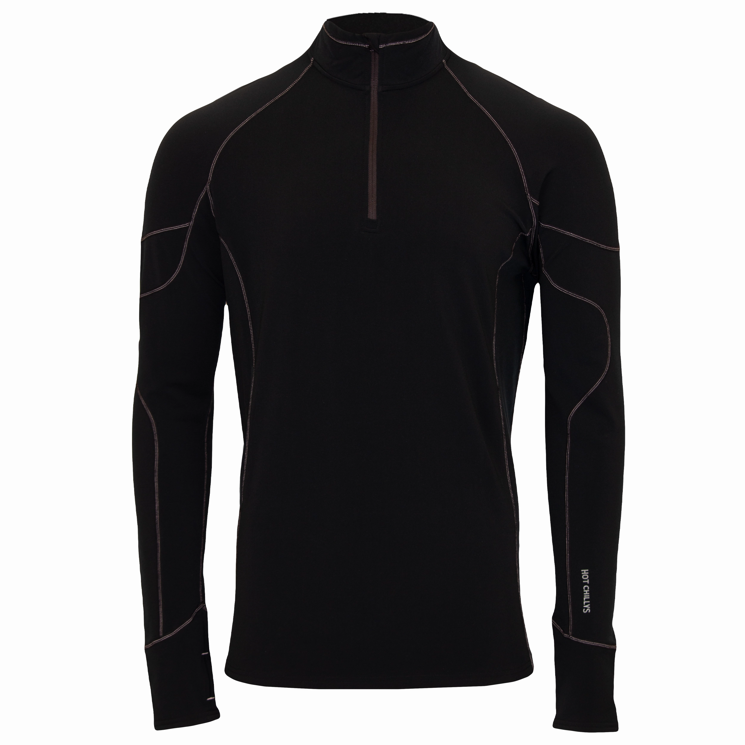 Men'S Micro-Elite Xt Zip-T - Black/Grey Instant Deal Today