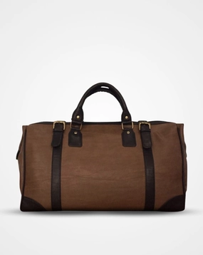 The Black Buckled Brown Duffel / Luggage Bag MustHave Deal Grab Todays Deal