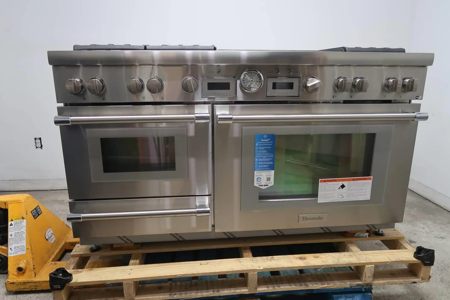 *Thermador Pro Grand 60" 6 Star Burner & Griddle SS Dual Fuel Range PRD606WESG